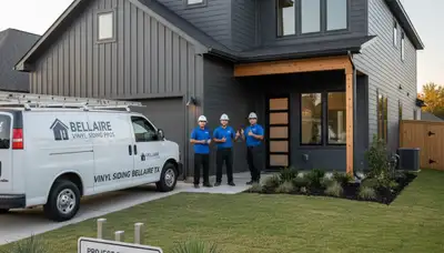 Professional vinyl siding installation by expert contractors in Houston, TX