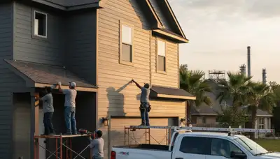 Professional vinyl siding installation by expert contractors in Houston, TX