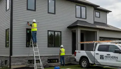 Professional vinyl siding installation on Houston TX home by Next Level Exteriors contractor