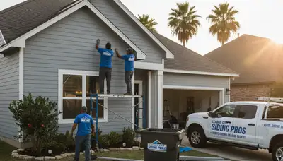Professional vinyl siding installation by expert contractors in Houston, TX