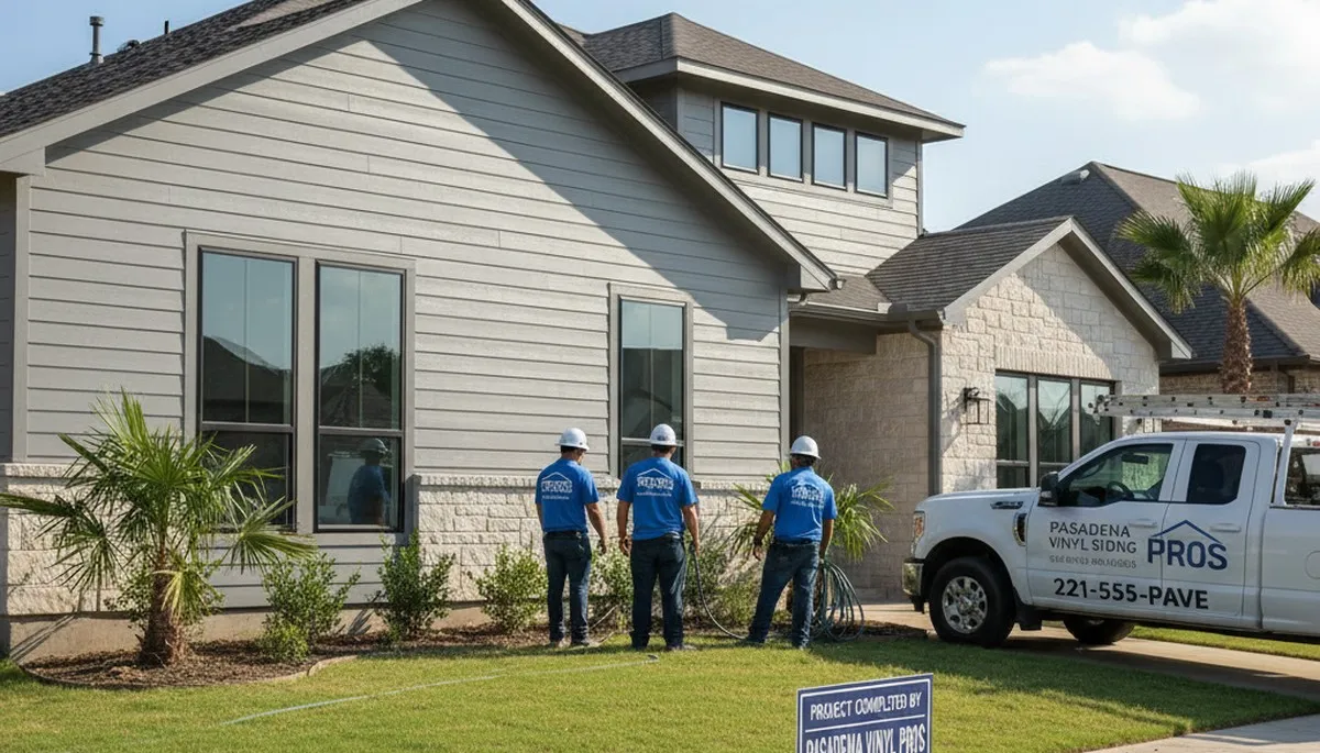 Professional vinyl siding installation by expert contractors in Houston, TX