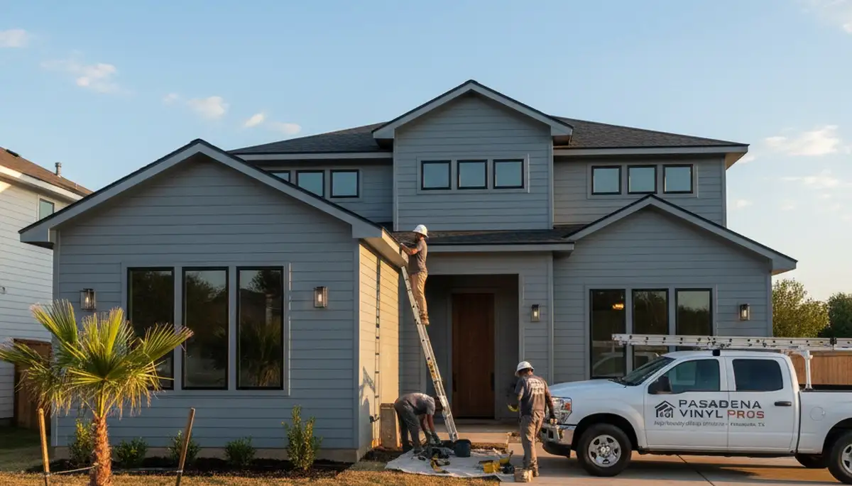 Professional vinyl siding installation by expert contractors in Houston, TX
