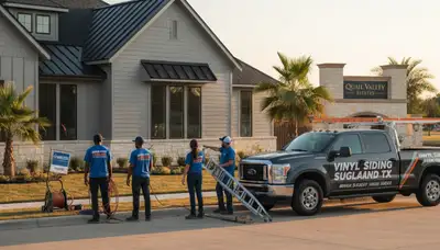 Professional vinyl siding installation by expert contractors in Houston, TX