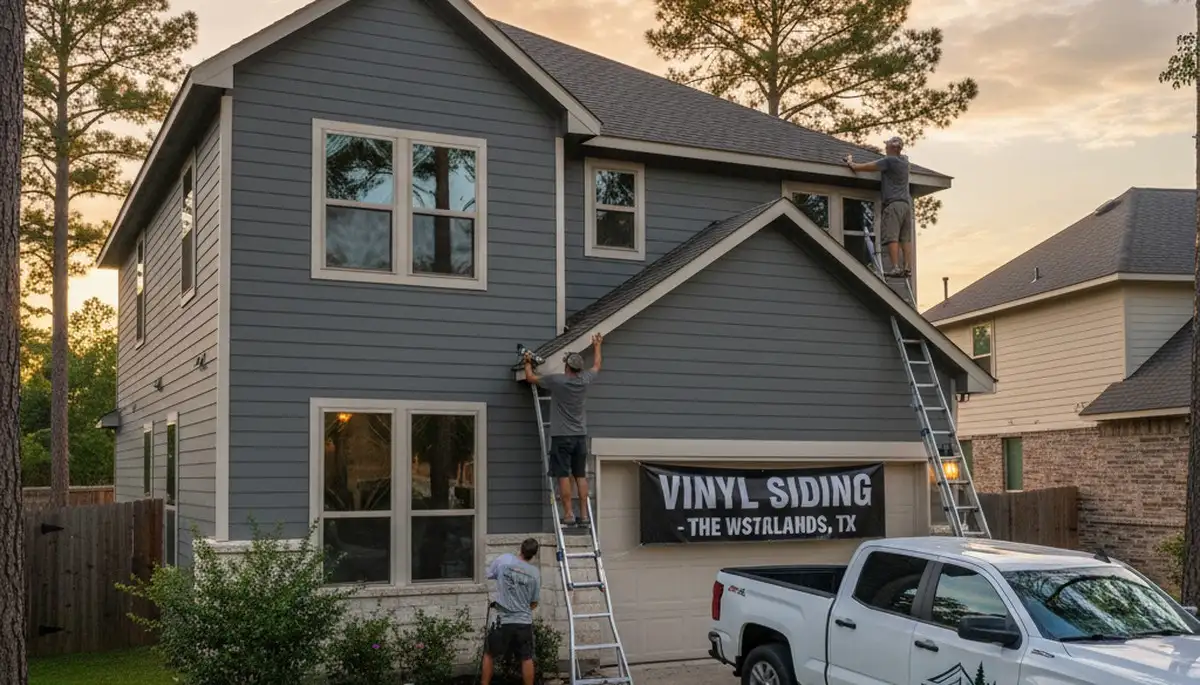 Professional vinyl siding installation by expert contractors in Houston, TX